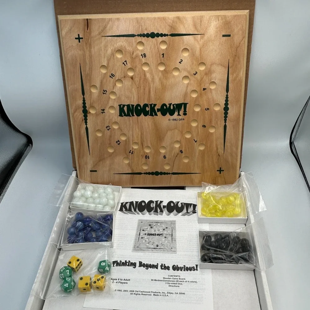 Muggins Knock-Out Math Game Mensa Analytical‎ Aerobics Critical Thinking Skills
